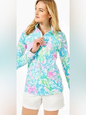 Lilly Pulitzer Coral Bay Skipper Popover